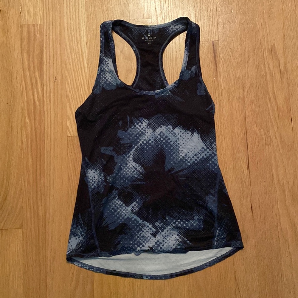 Athlete Blue Razorback Tank Top